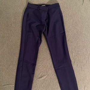 EXPRESS navy blue mid rise slacks - size 4